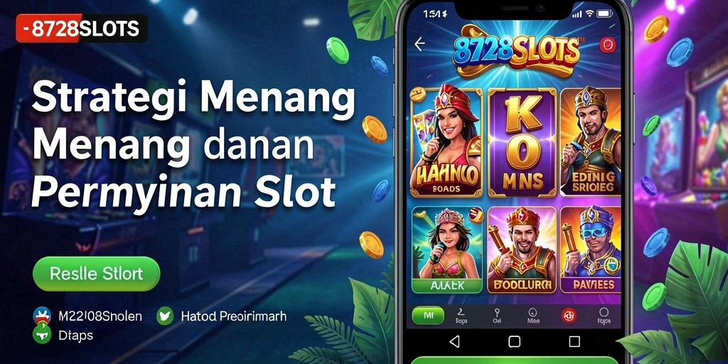 Tampilan gameplay menarik dari 8728SLOTS dengan elemen strategi yang mendalam.