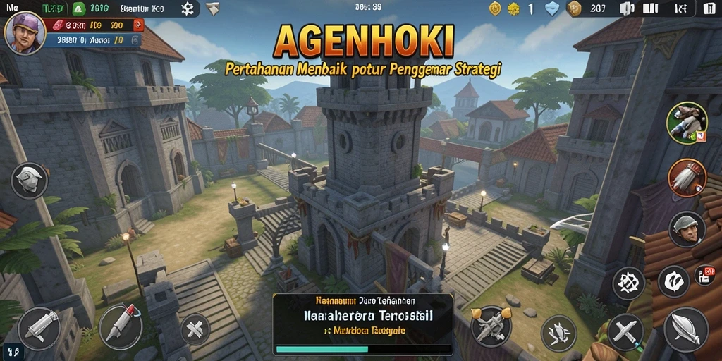 Tampilan gameplay AGENHOKI yang seru dan strategis.