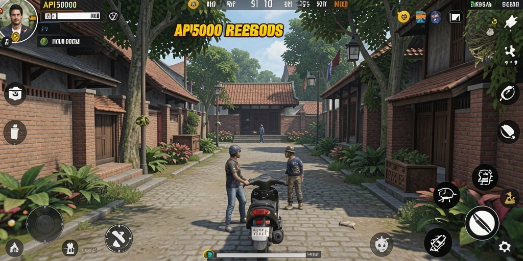 Tampilan gameplay <strong>API5000</strong> yang realistis dan mendalam.