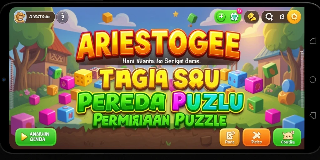 Tampilan gameplay ARIESTOGEL yang menantang dan interaktif.