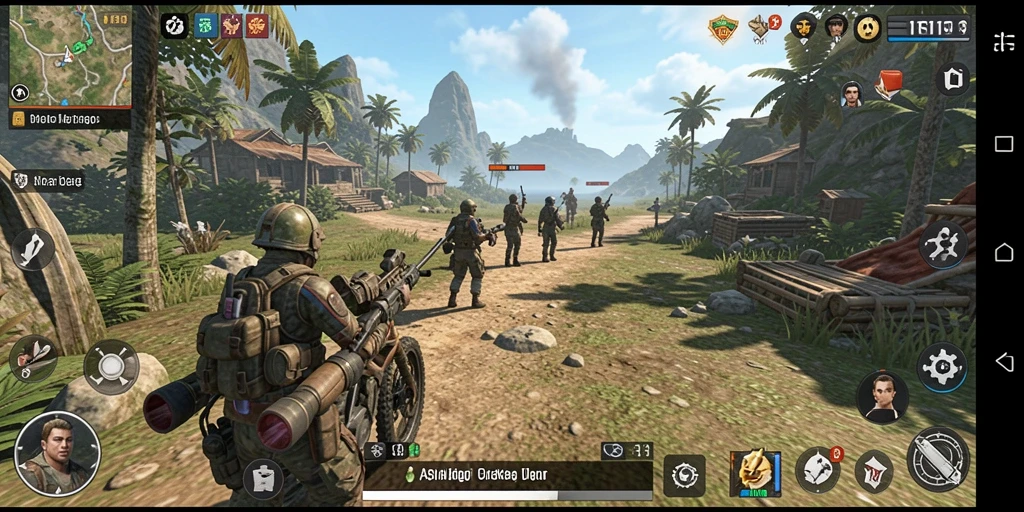 Tampilan gameplay ASIA100 yang memukau dan strategis.