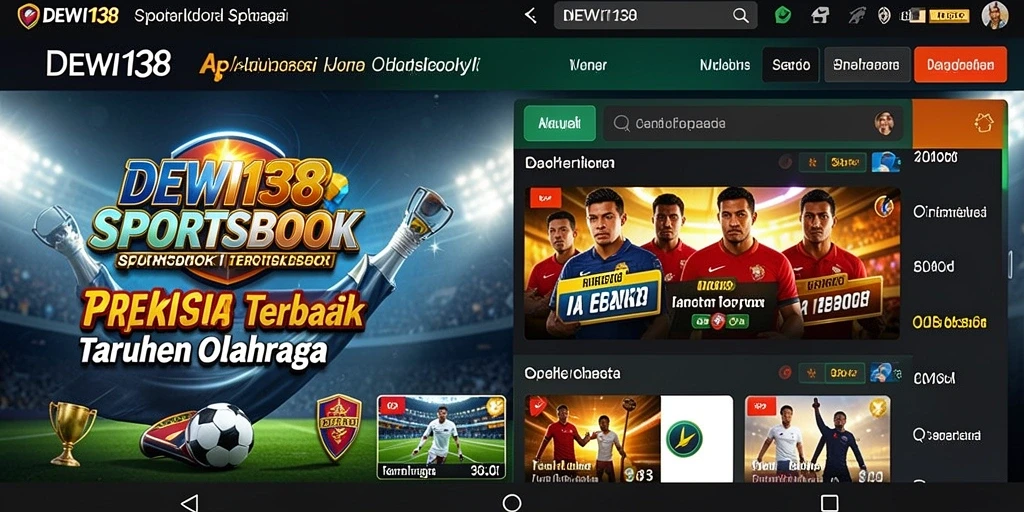 Tampilan gameplay <strong>DEWI138</strong> yang menampilkan taruhan olahraga menarik.