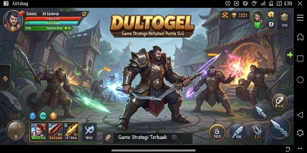 Tampilan gameplay DULTOGEL yang menawan dan penuh strategi.