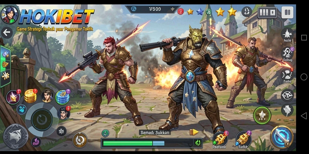 Tampilkan gameplay seru dari HOKIBET yang penuh strategi.