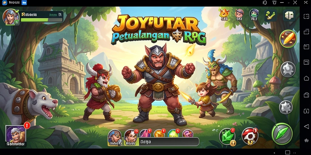 Gameplay seru di JOYPUTAR dengan karakter yang unik.