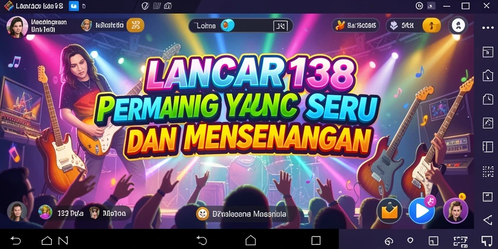 Tampilan gameplay menarik dari permainan musik LANCAR138.