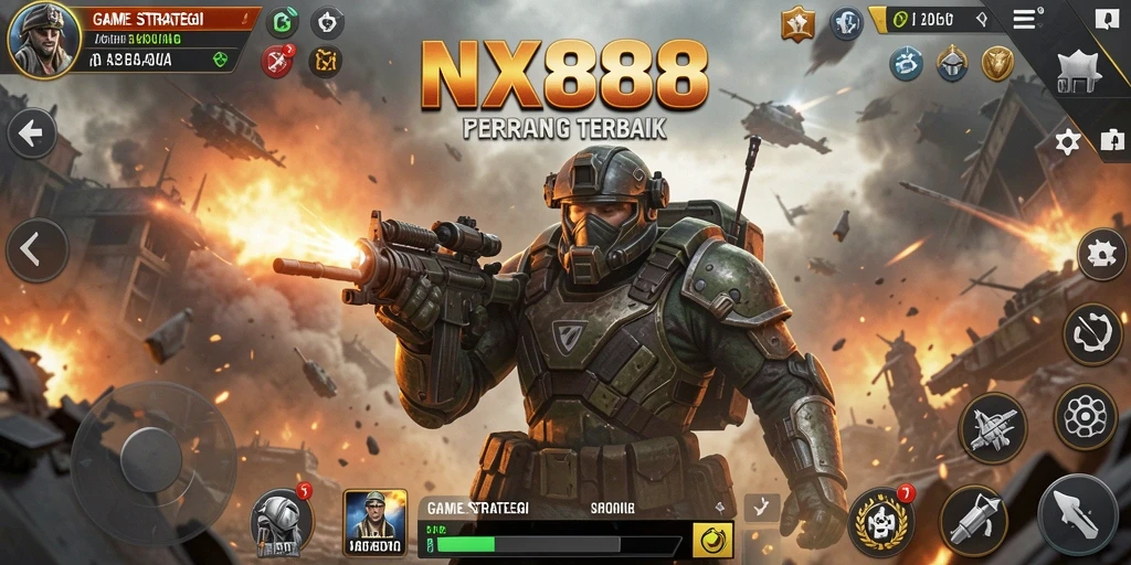Gameplay seru dalam NX888 dengan strategi yang mendalam.