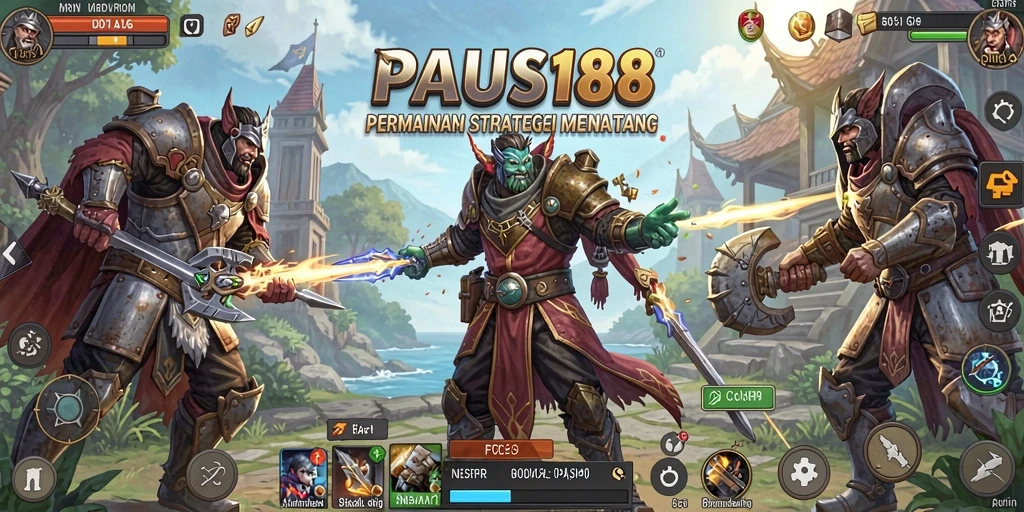 Tampilan gameplay PAUS188 yang strategis dan mendebarkan.