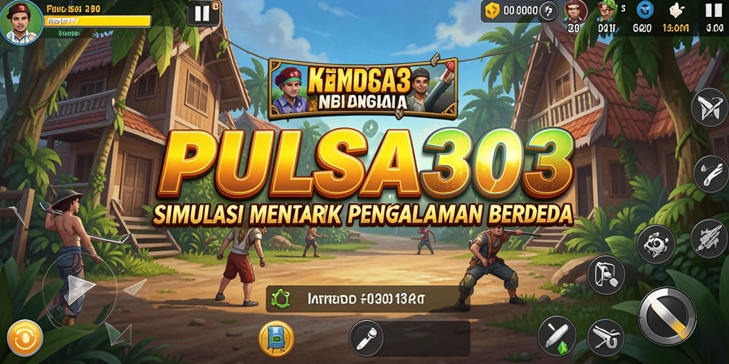 Tangkapan layar utama PULSA303 menampilkan gameplay simulation yang seru.