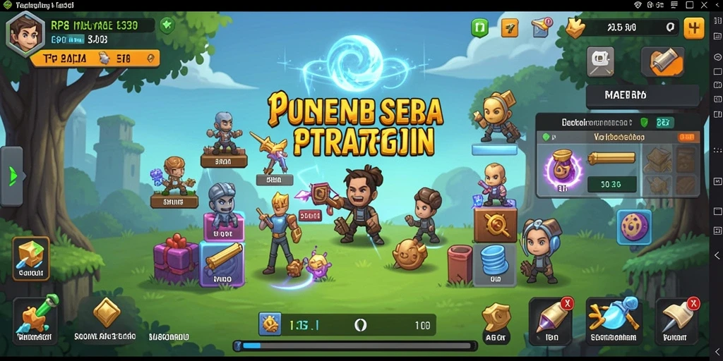 Tampilan gameplay RP8 menunjukkan aksi pembangunan dunia yang mengasyikkan.