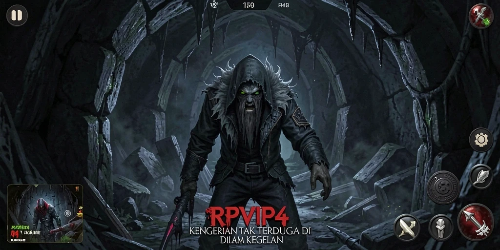 Grafis RPVIP4 yang menakutkan dan mendebarkan.