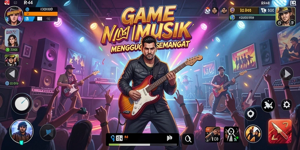 Gameplay seru RR44 dengan beragam lagu dan tantangan.