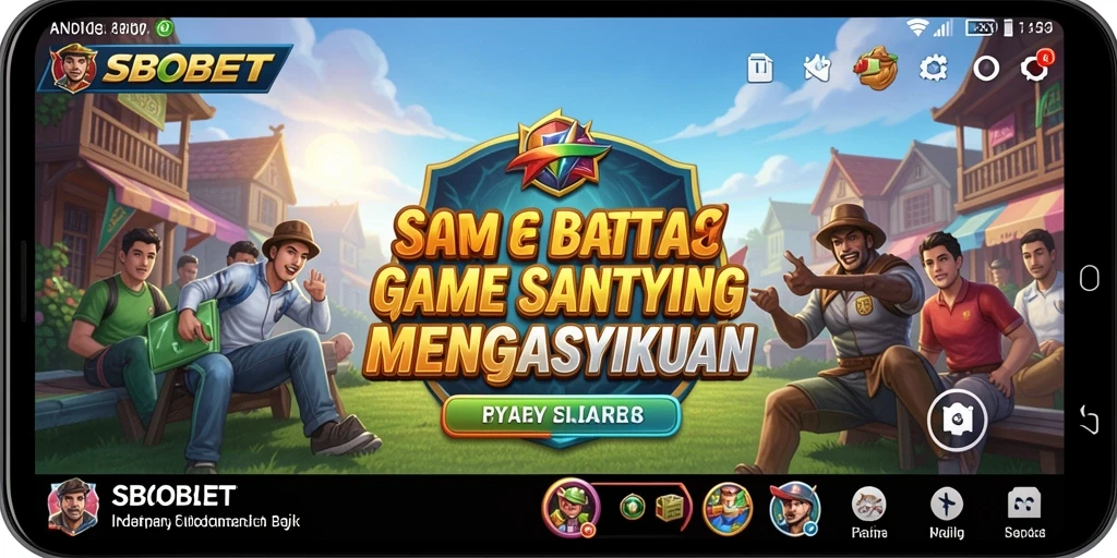 Screenshot utama SBOBET menampilkan keseruan gameplay casual yang mengasyikkan.
