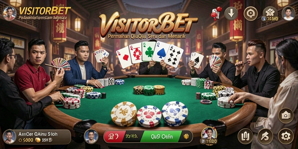 Tampilan gameplay QiuQiu yang menarik di VISITORBET.