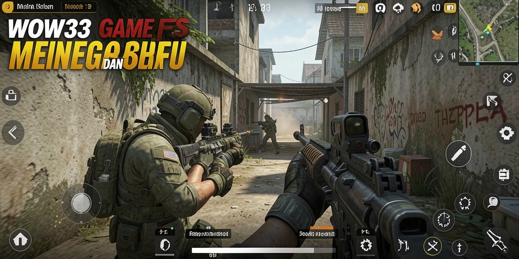 Tampilan gameplay WOW33 yang intens dan menarik.