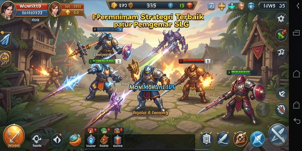 Screenshot utama WOW99 menampilkan aksi gameplay strategi yang mendebarkan.
