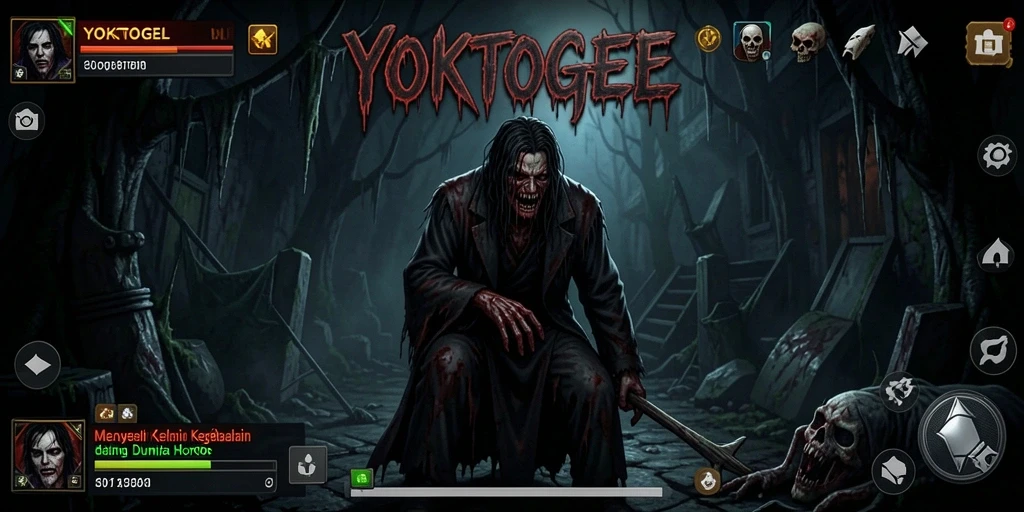 Gameplay YOKTOGEL yang menakutkan dan mencekam saat menjelajahi kegelapan.